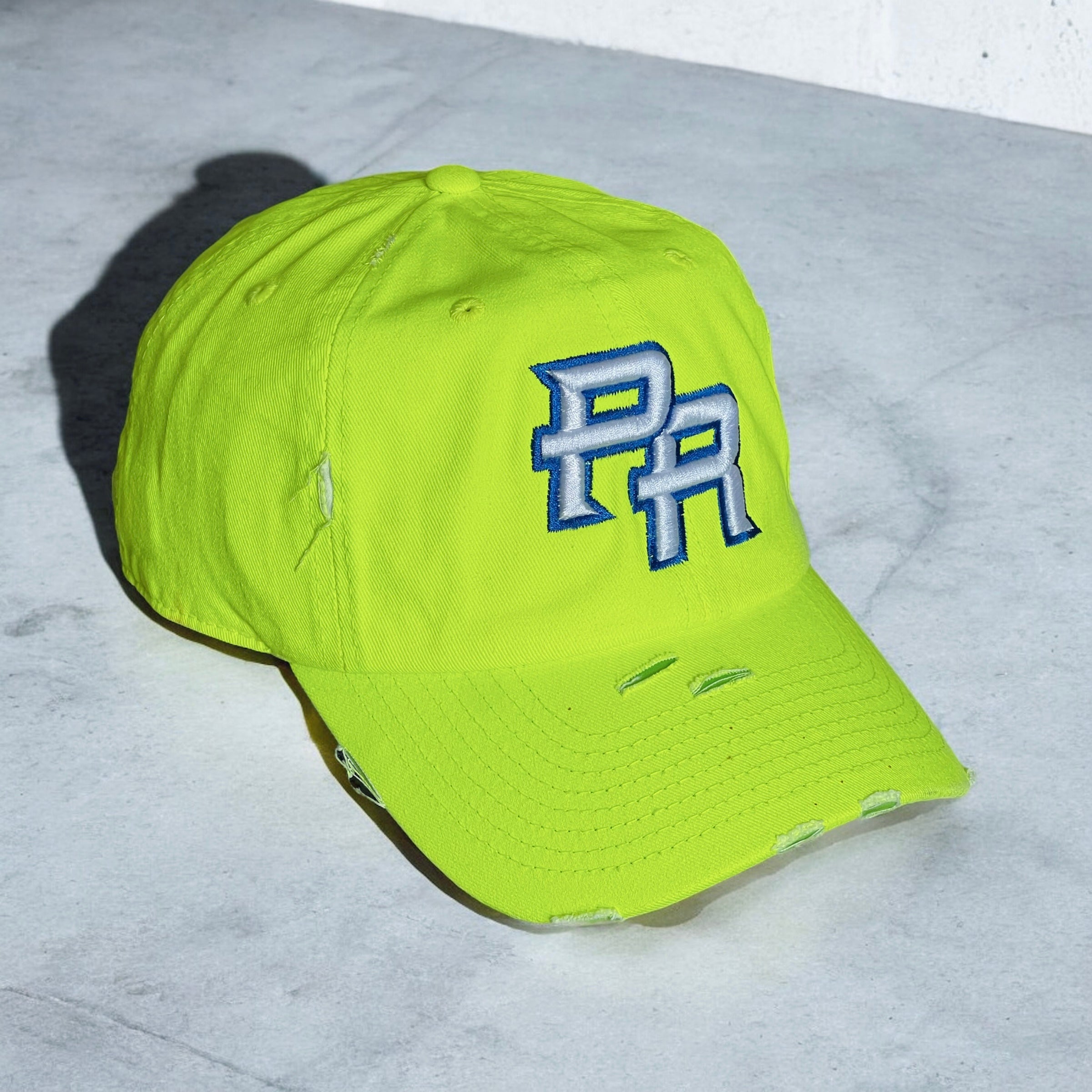 PR Distressed Dad Hat