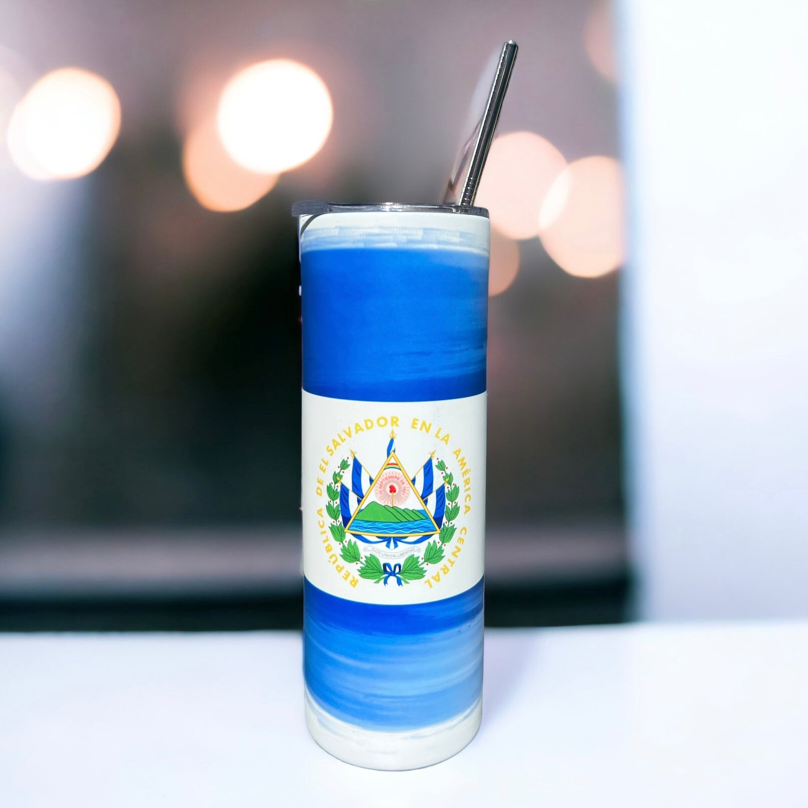 20 OZ El Salvador Tumbler Glow in the Dark