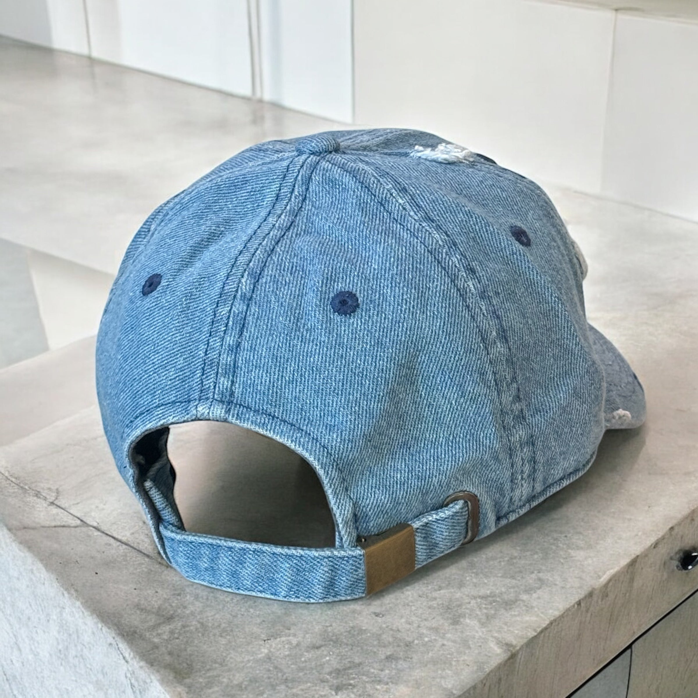 PR Distressed Dad Hat