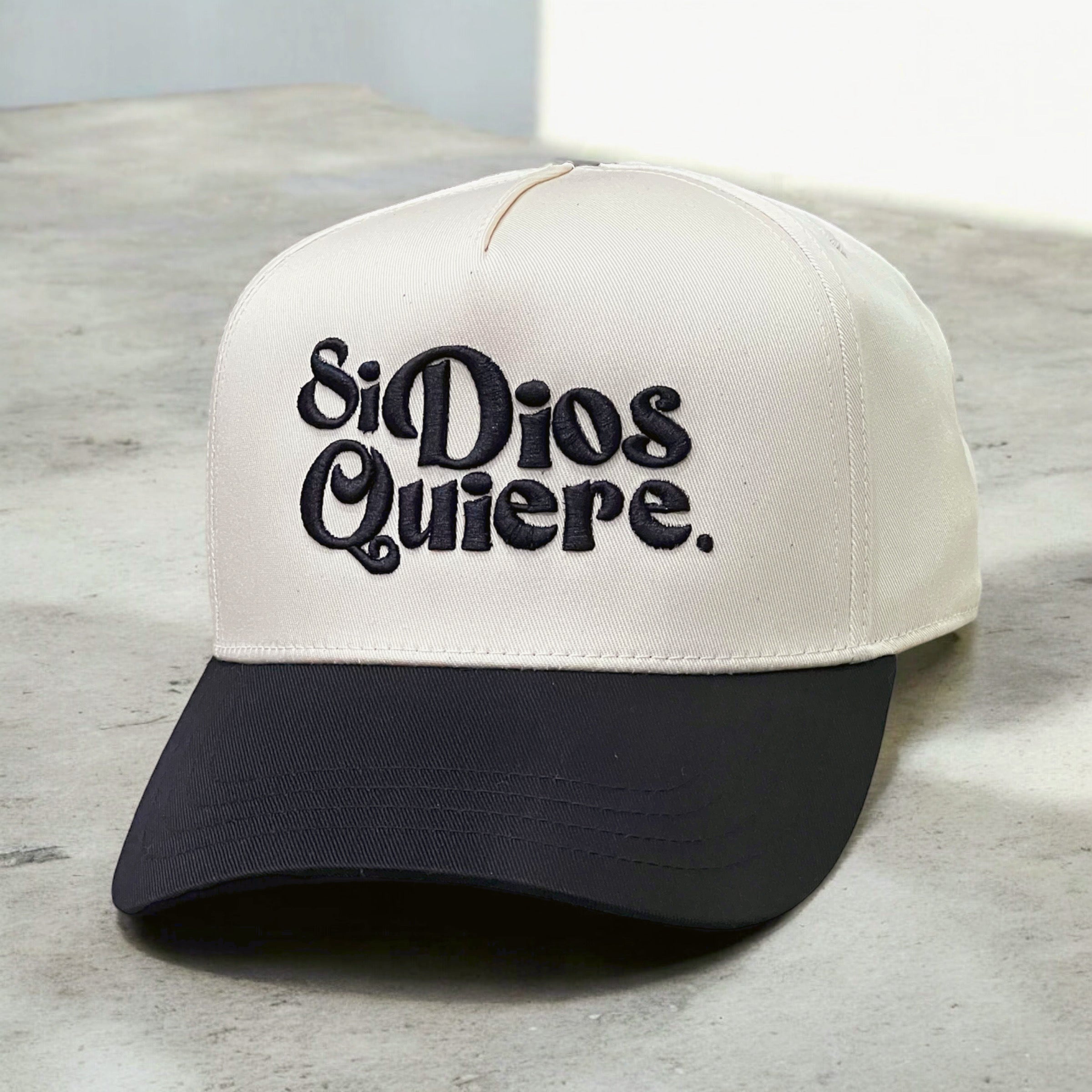 Si Dios Quiere 5 Panel Snapback Hat