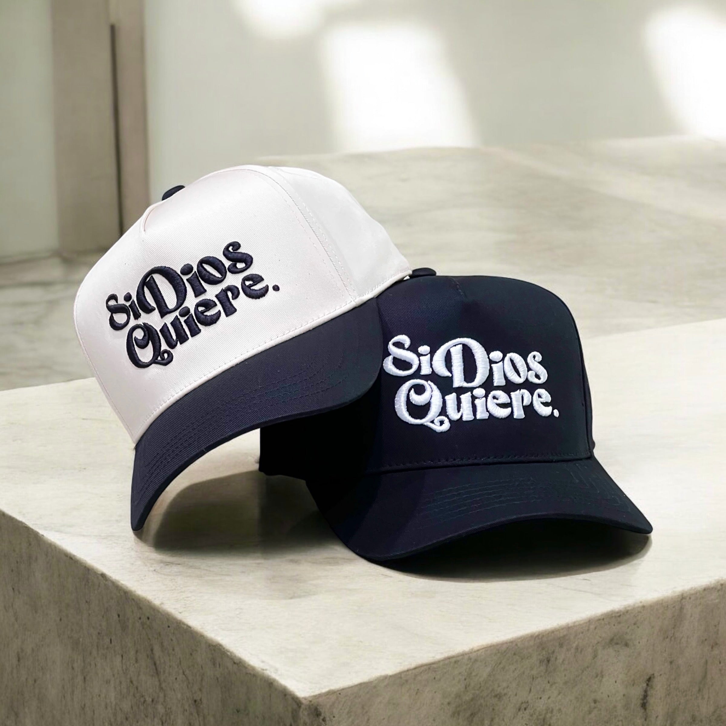 Si Dios Quiere 5 Panel Snapback Hat