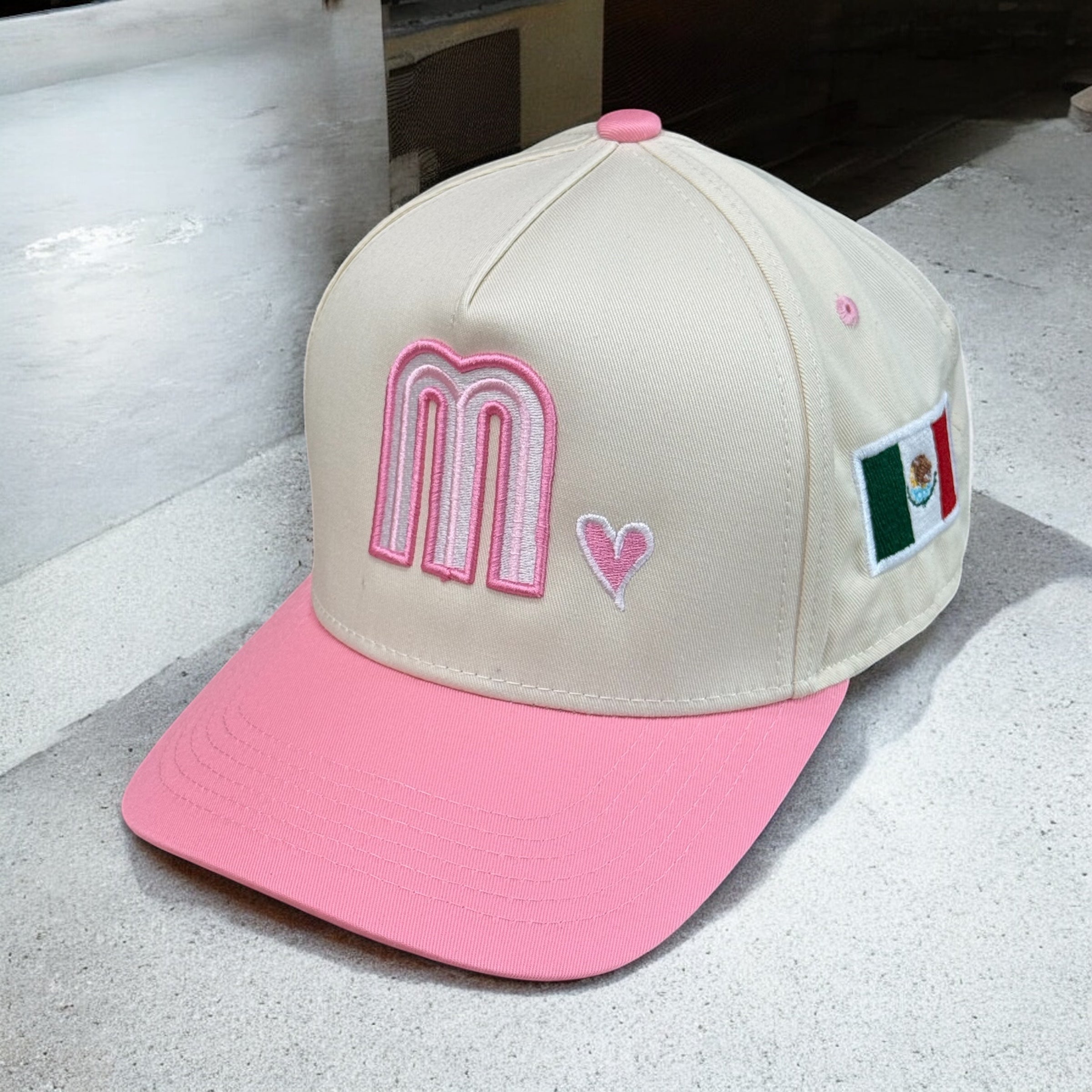 Mexico Heart snapback hat