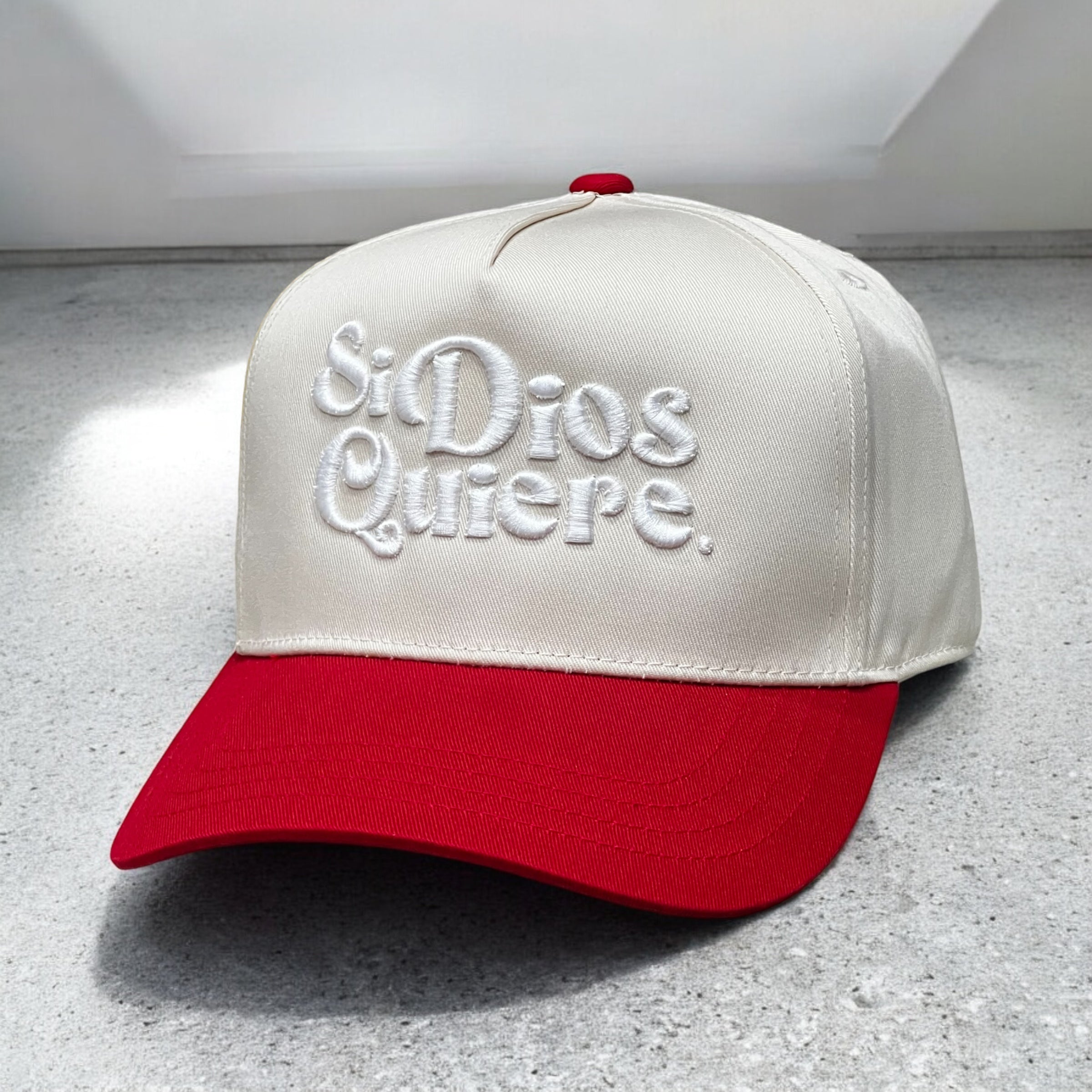 Si Dios Quiere 5 Panel Snapback Hat