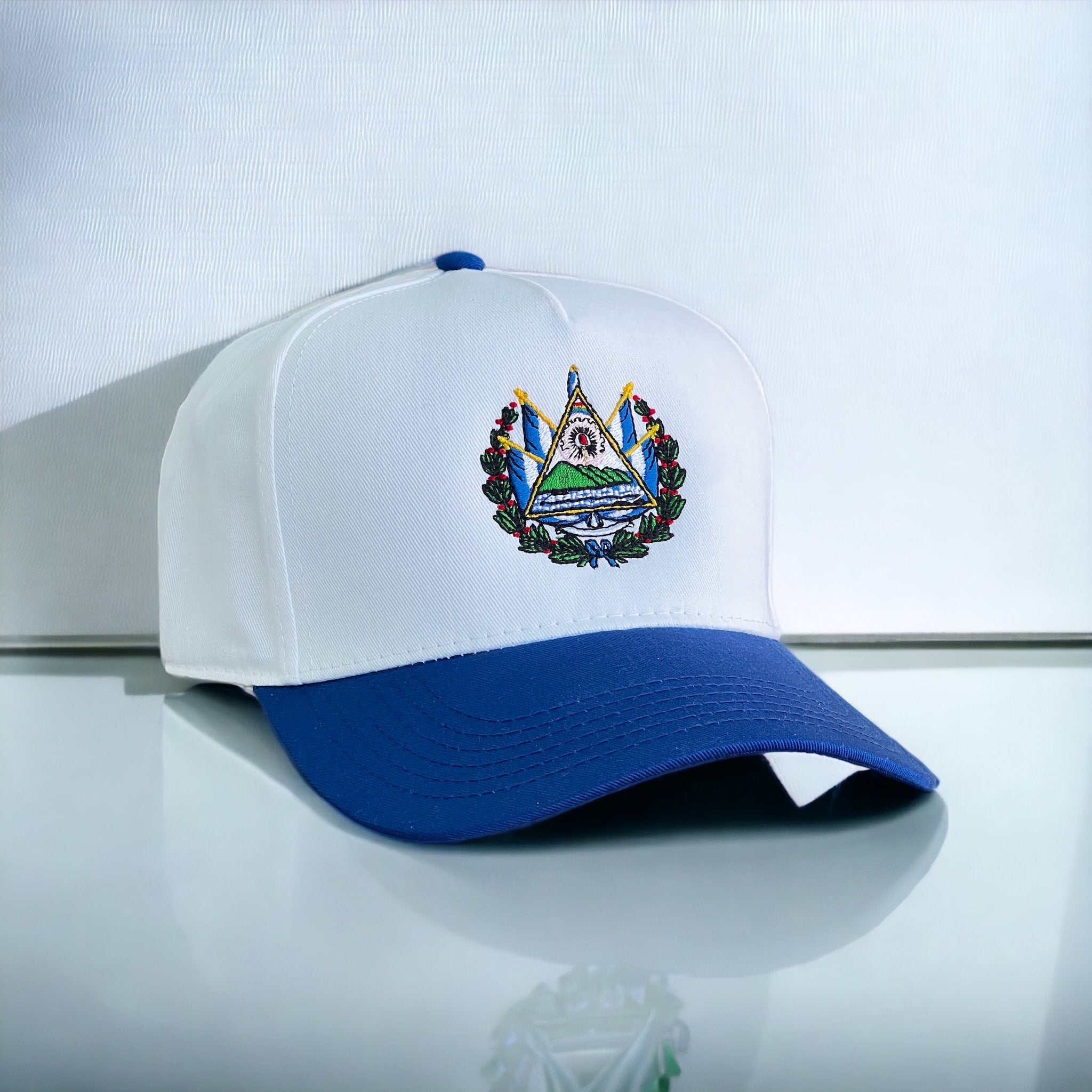 El Salvador Two Tone Adjustable Hat