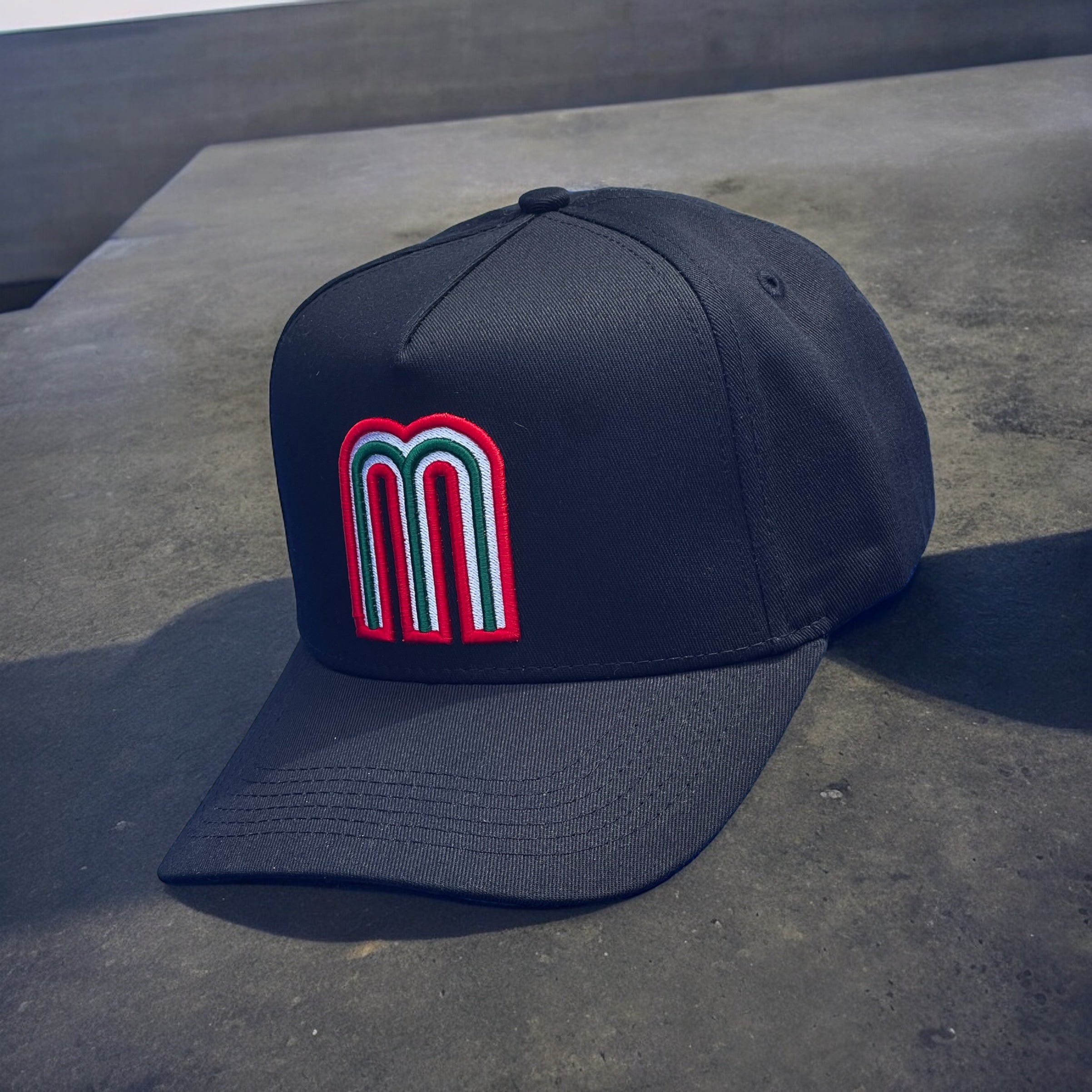 Mexico Baseball Hat Right Side Flag