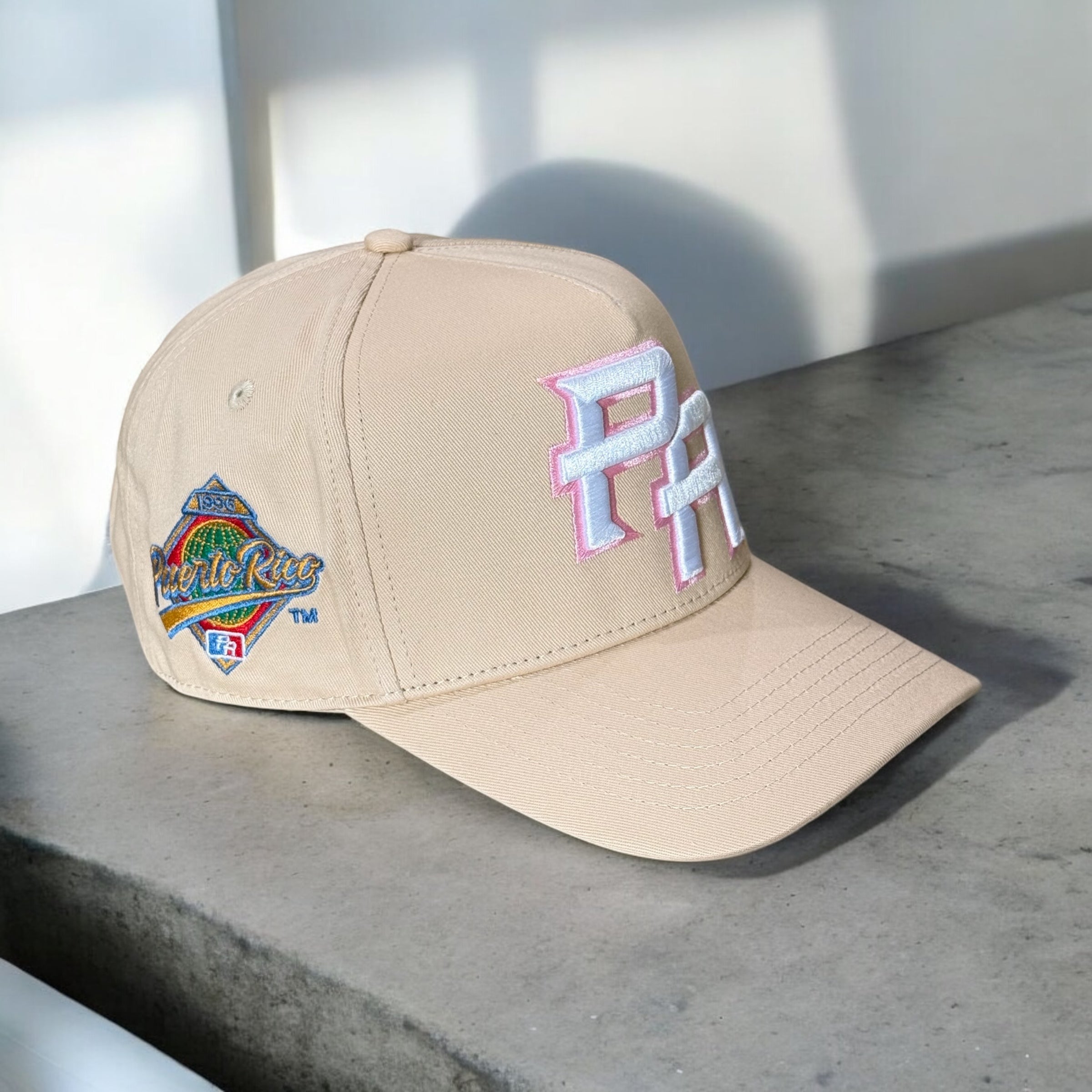 Puerto Rico Patch & Island Pink Underbrim Snapback