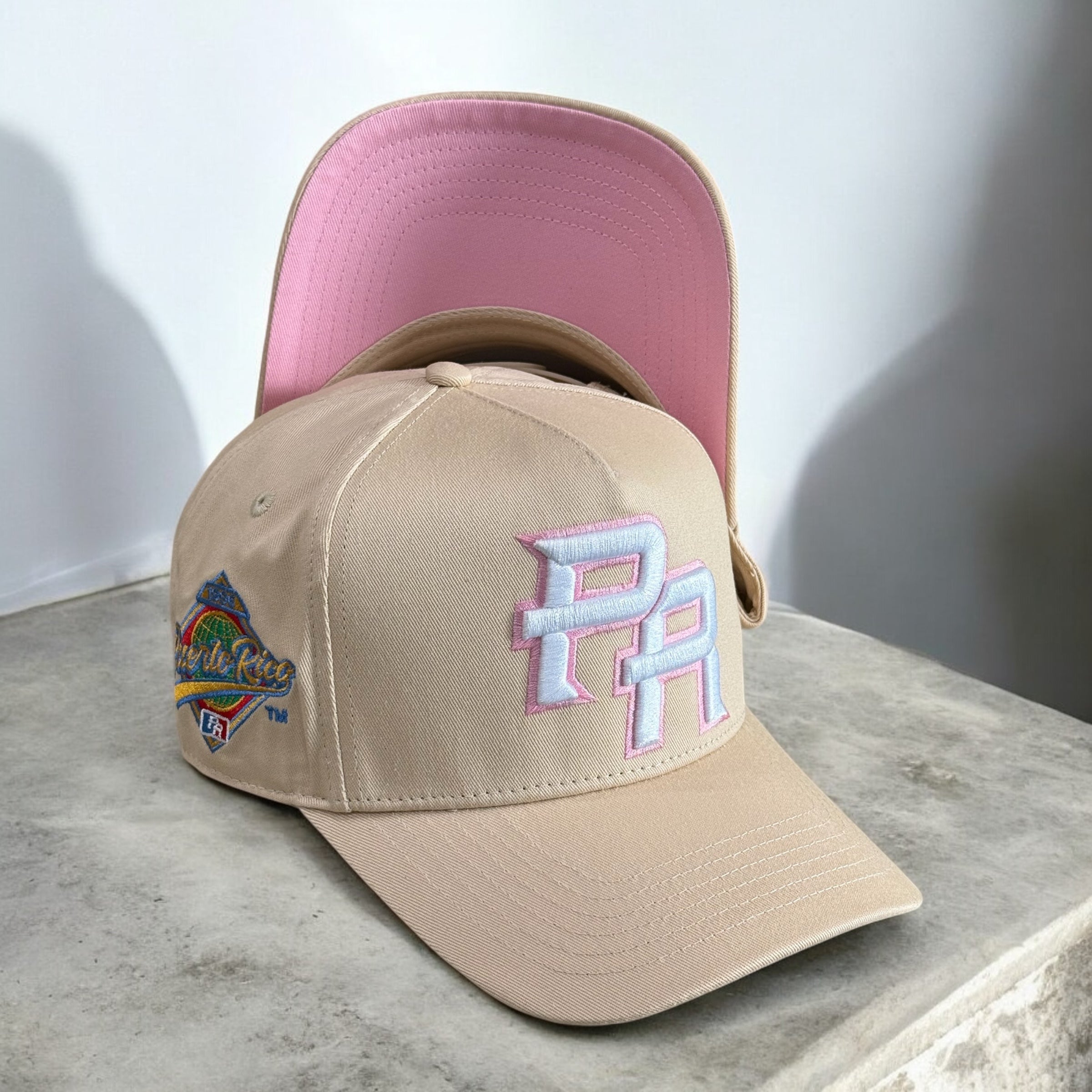 Puerto Rico Patch & Island Pink Underbrim Snapback