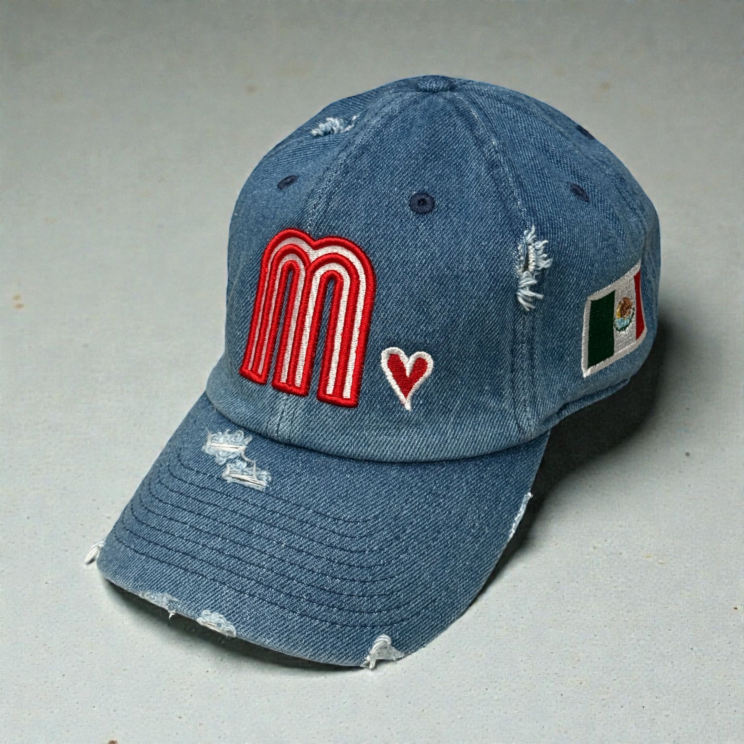 Mexico Distressed Dad Hat