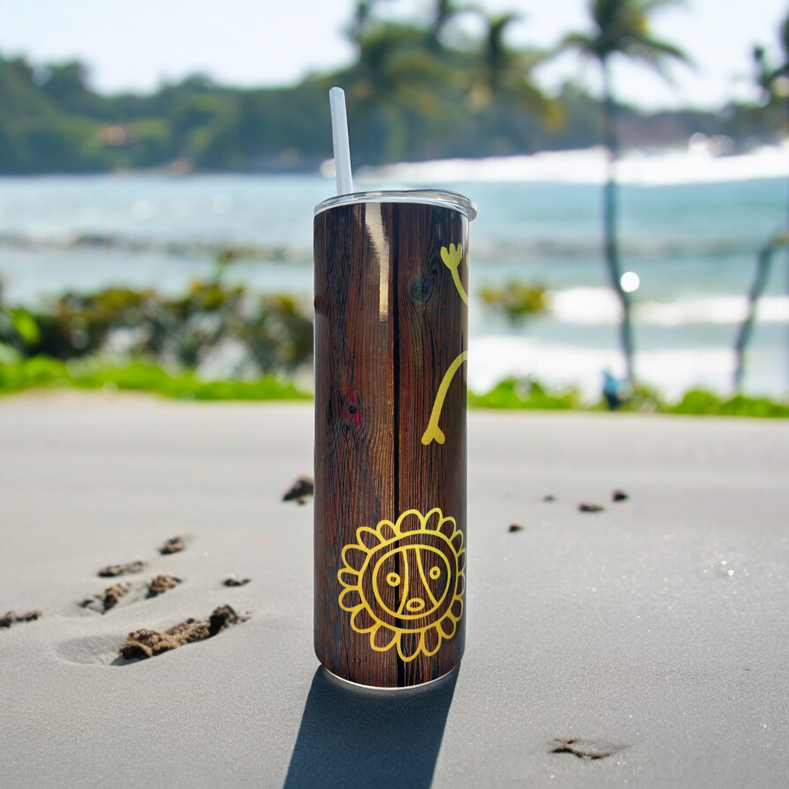 20 OZ Puerto Rico Wood Effect Tumbler