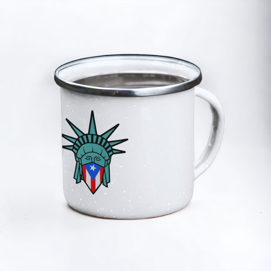 Puerto Rican Liberty Metal Mug