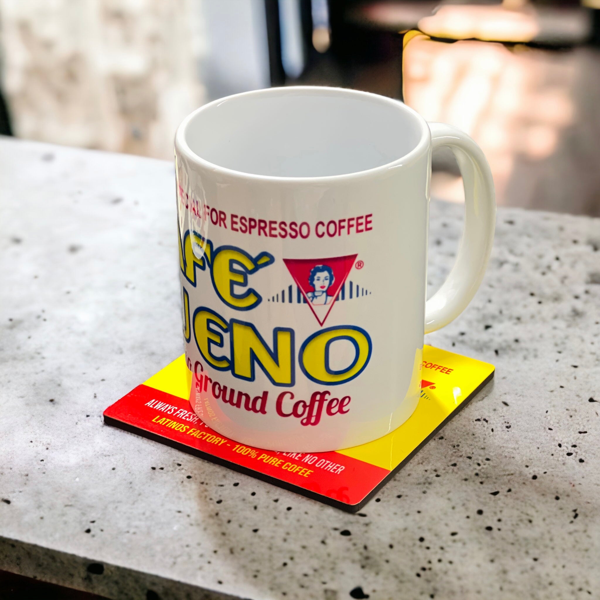 Cafe Bueno Mug & Coaster