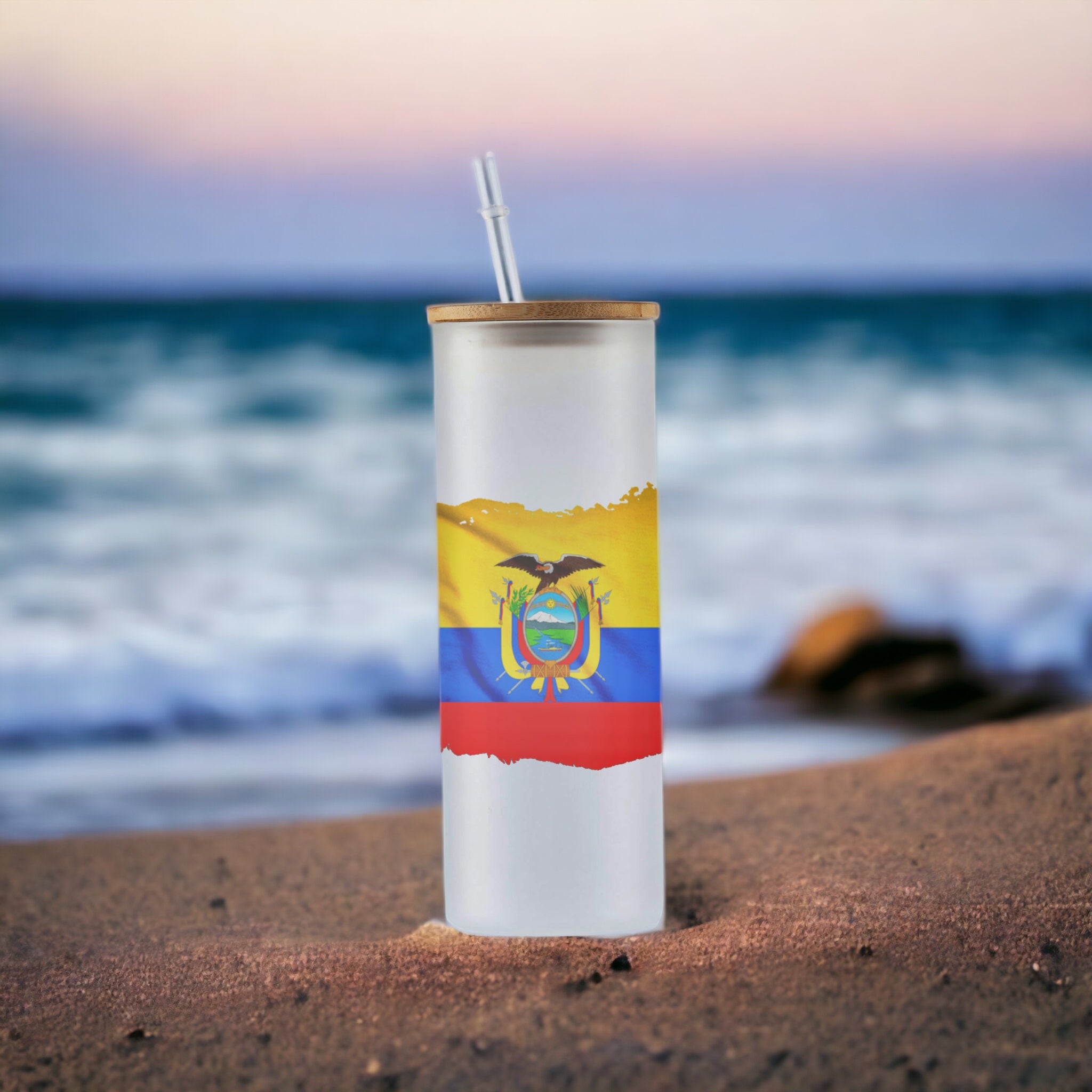 Ecuador 25oz Frosted Glass Tumbler