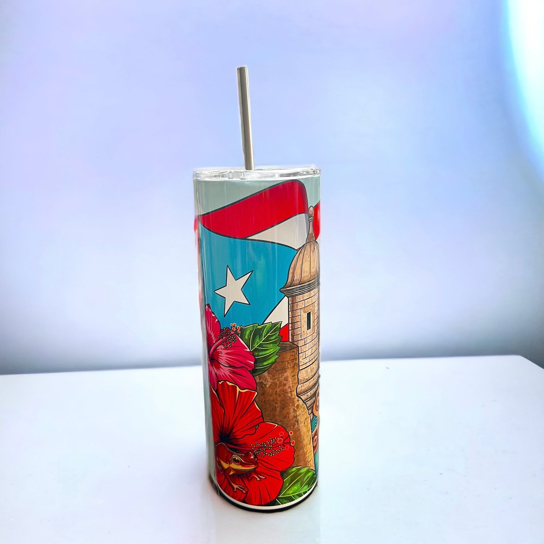 Mi Isla 20 OZ Puerto Rico Metal Tumbler