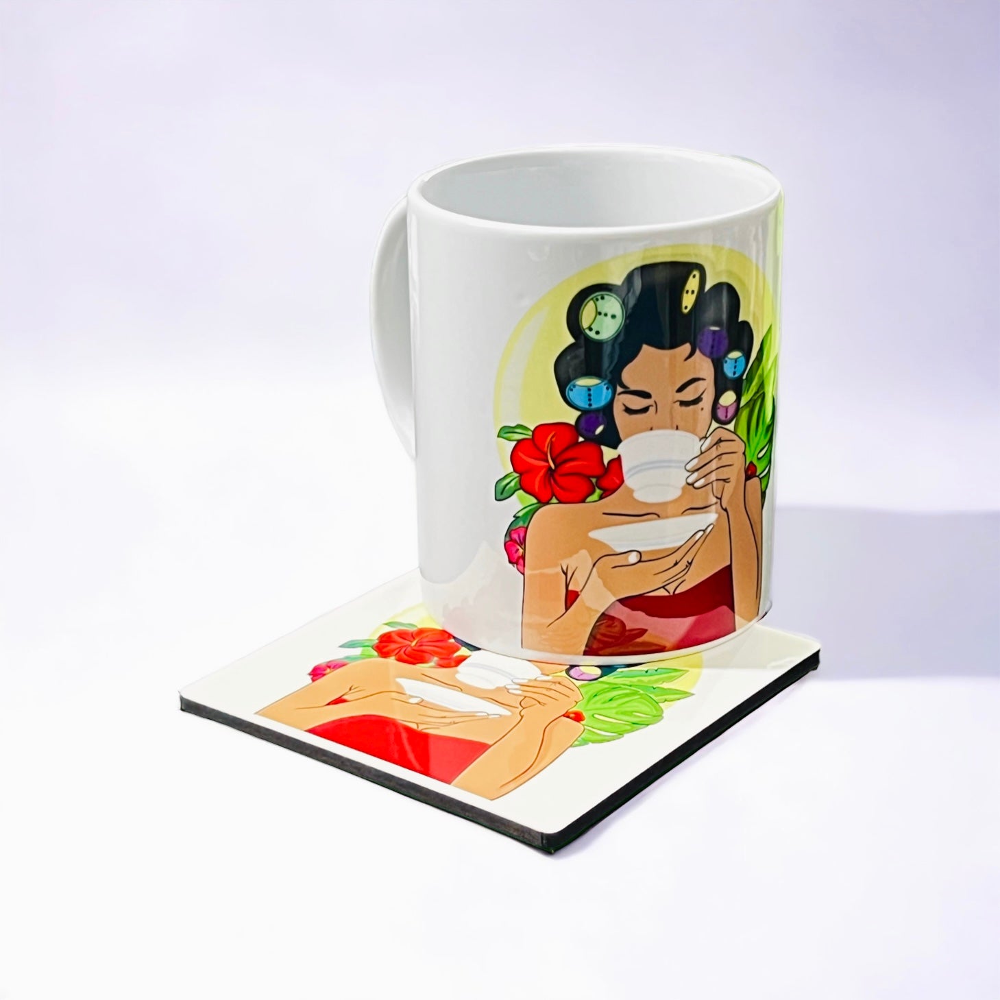 Latina Rolos Mug & Coaster