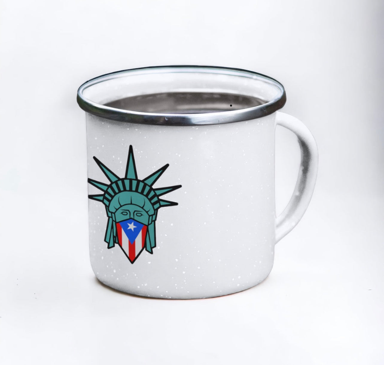 Puerto Rican Liberty Metal Mug