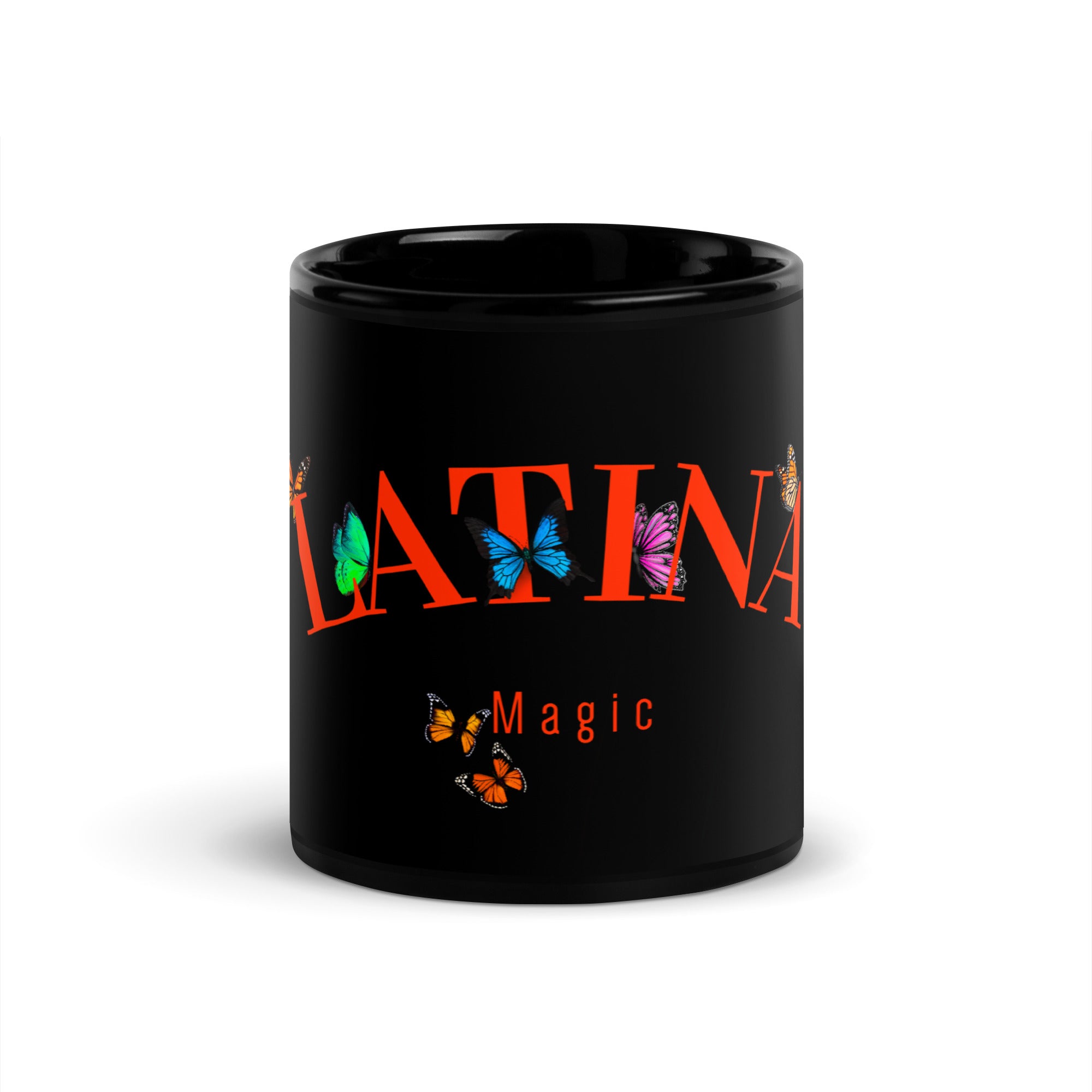 11 Oz Latina Black Mug