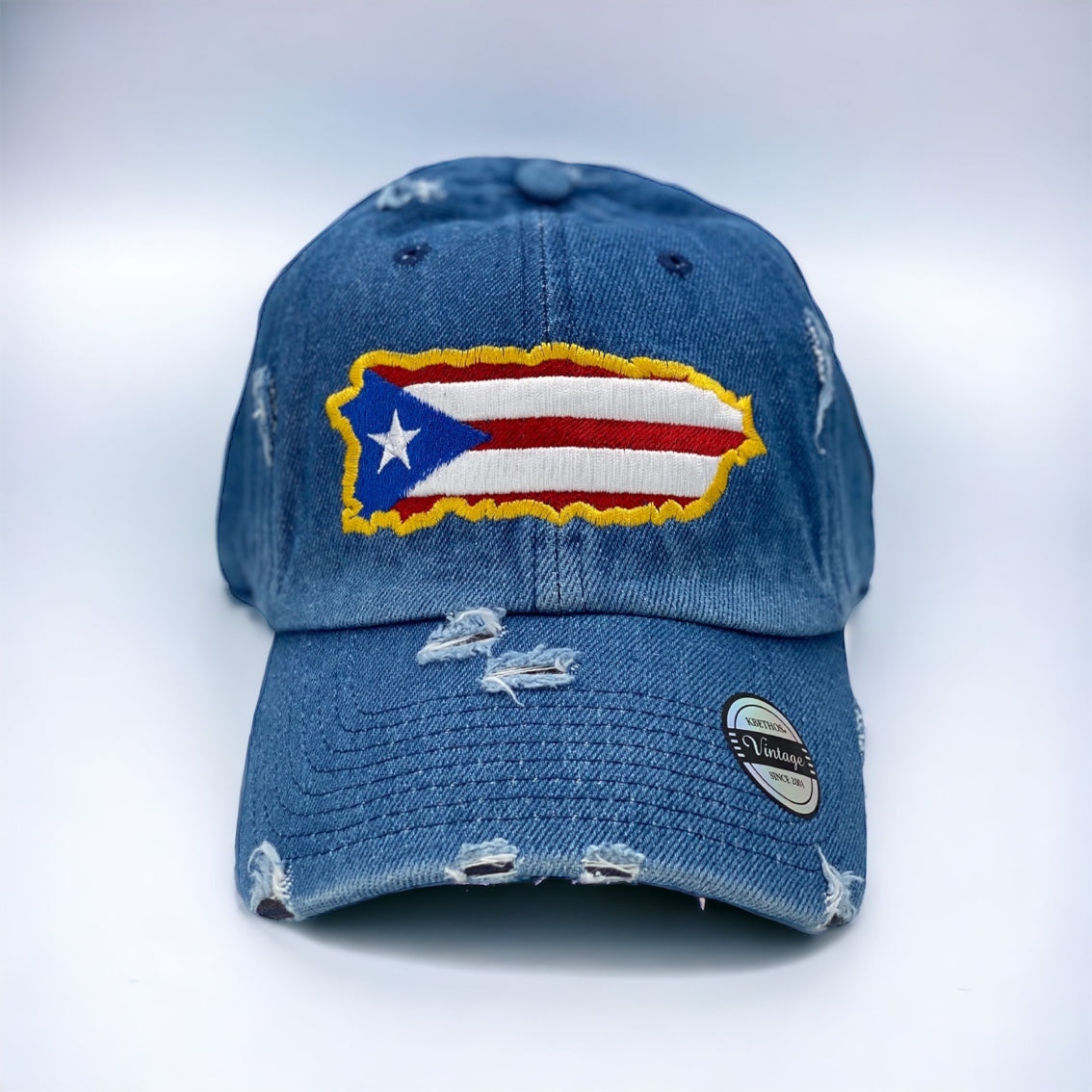 Puerto Rican Island Flag Dad Hat