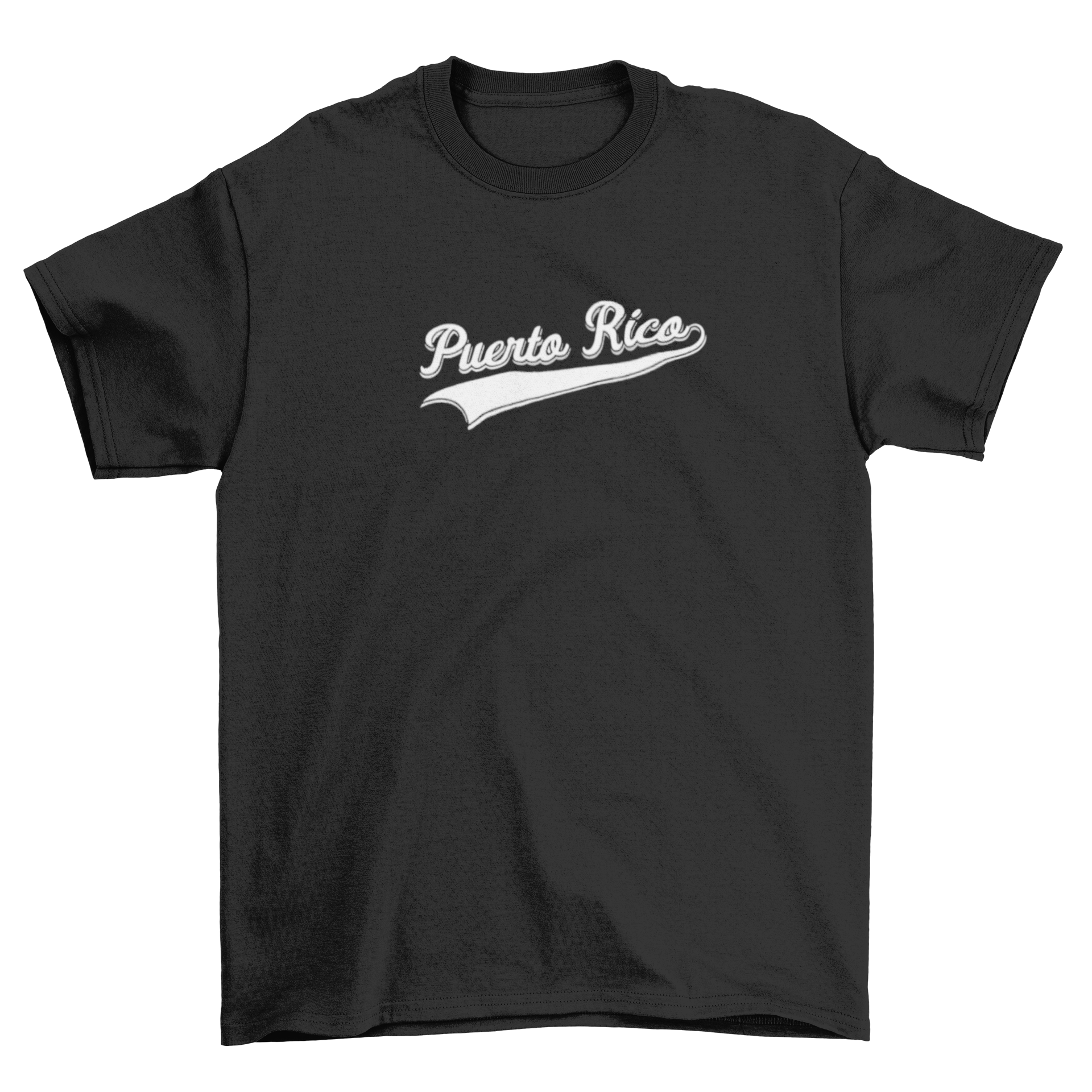 Puerto Rico Black & White Shirt