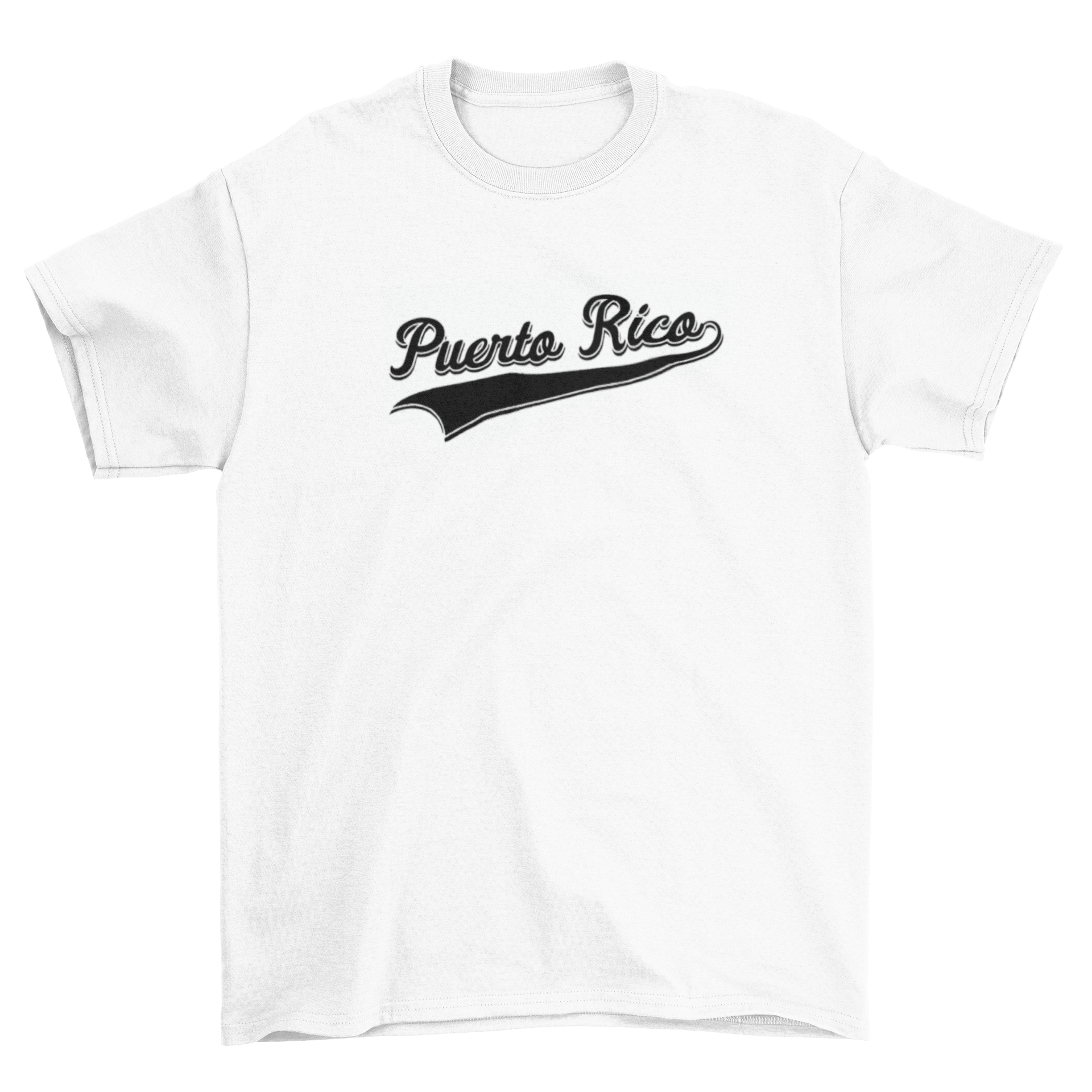 Puerto Rico Black & White Shirt