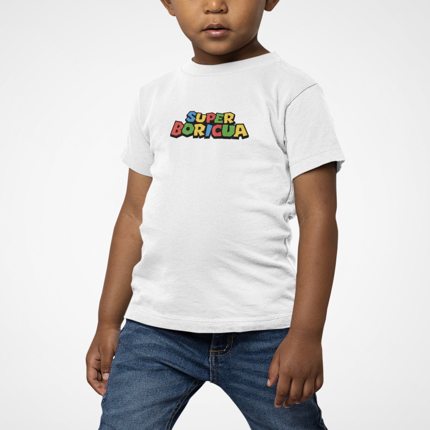 Toddler Short Sleeve Super Boricua Tee