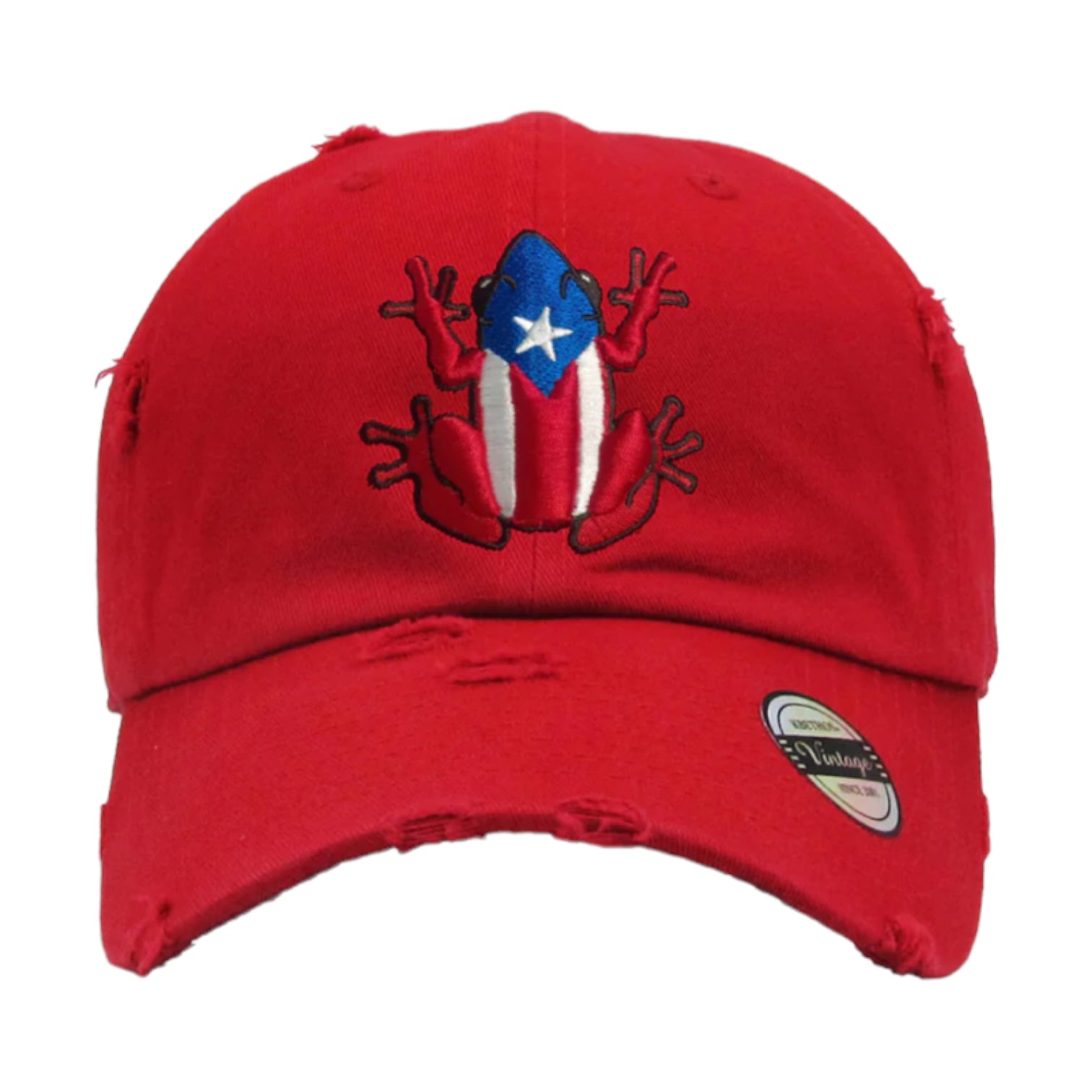 Coqui Flag Dad Hat