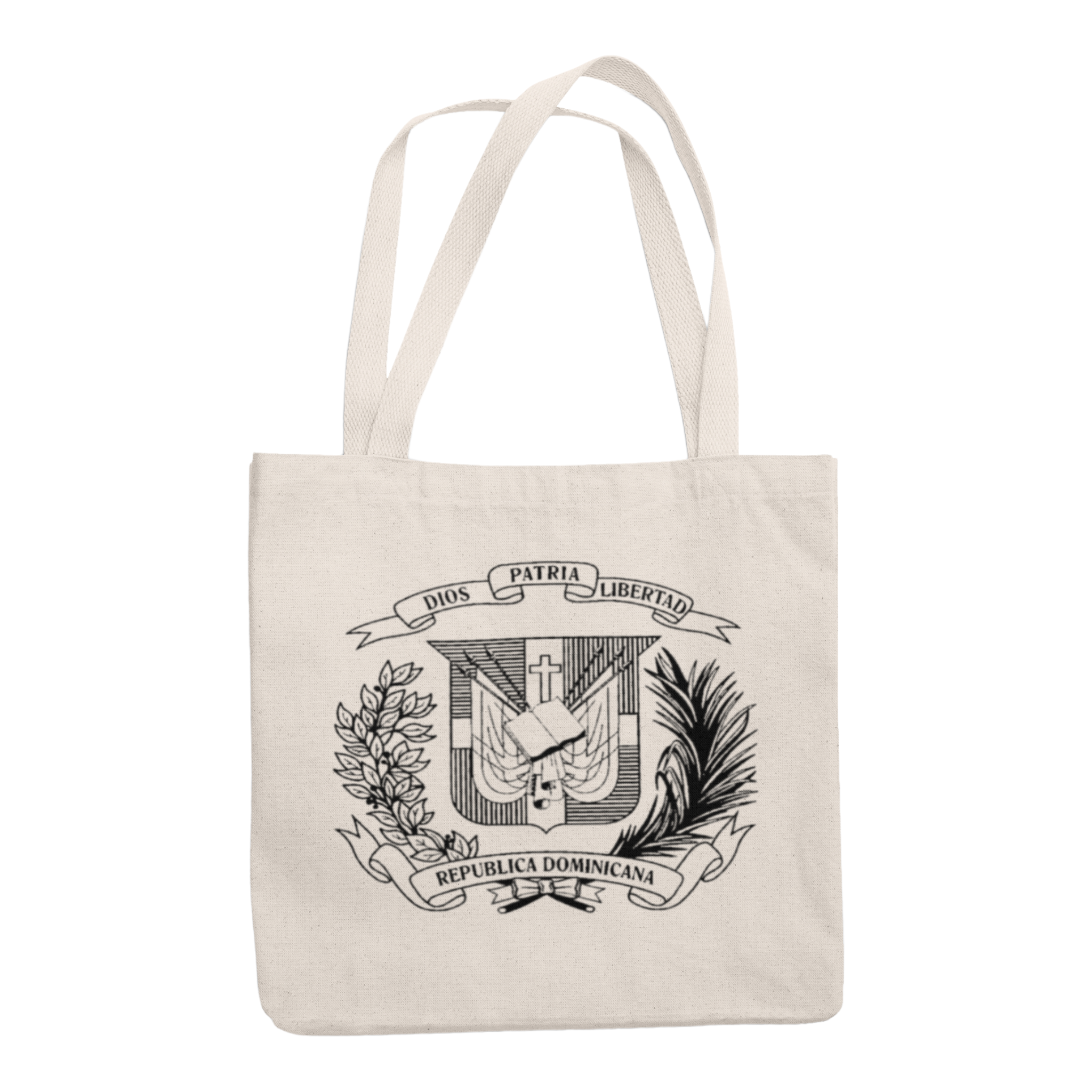 Dominican Escudo Tote outline