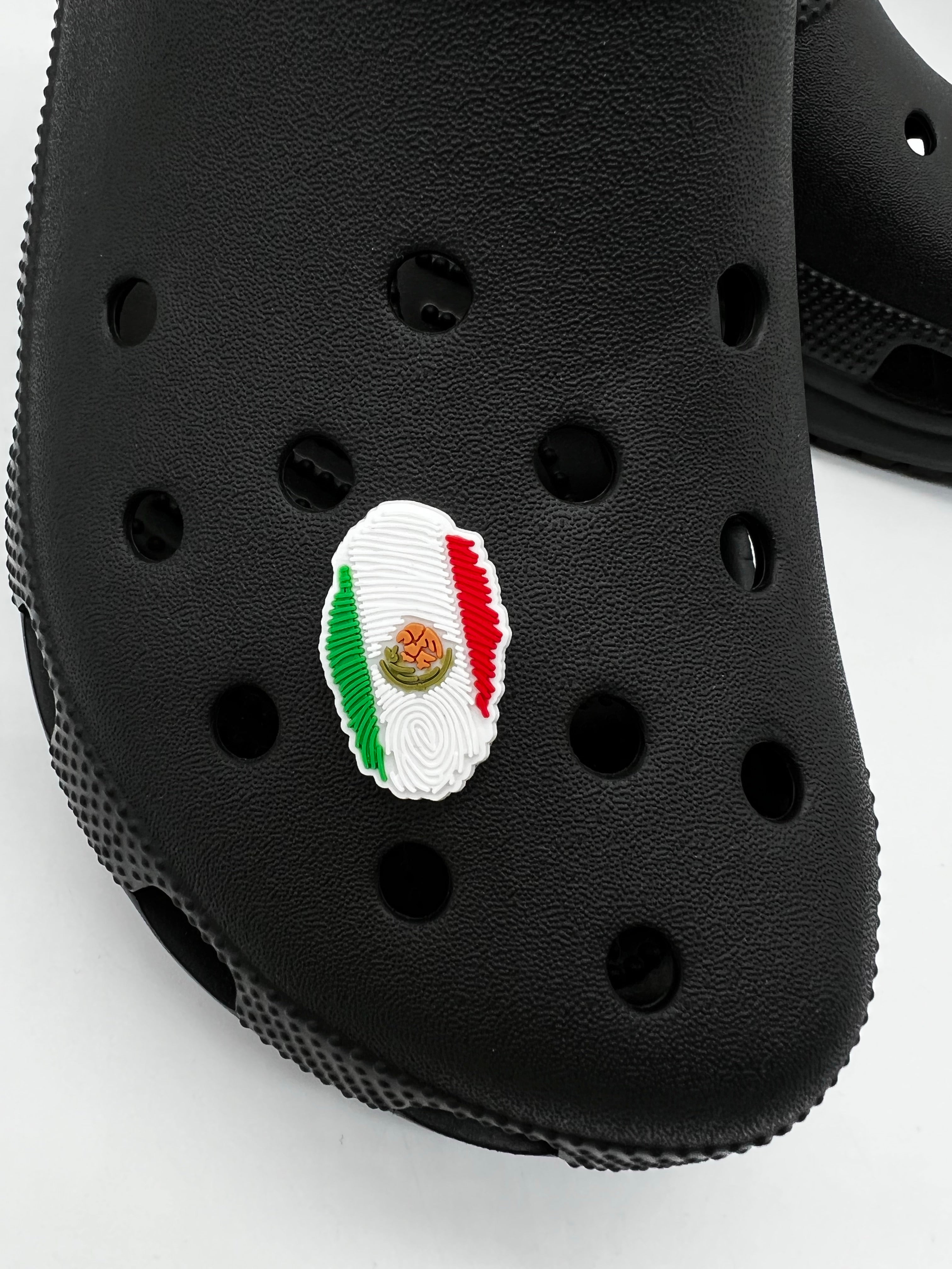 Mexico Fingerprint Croc Charm