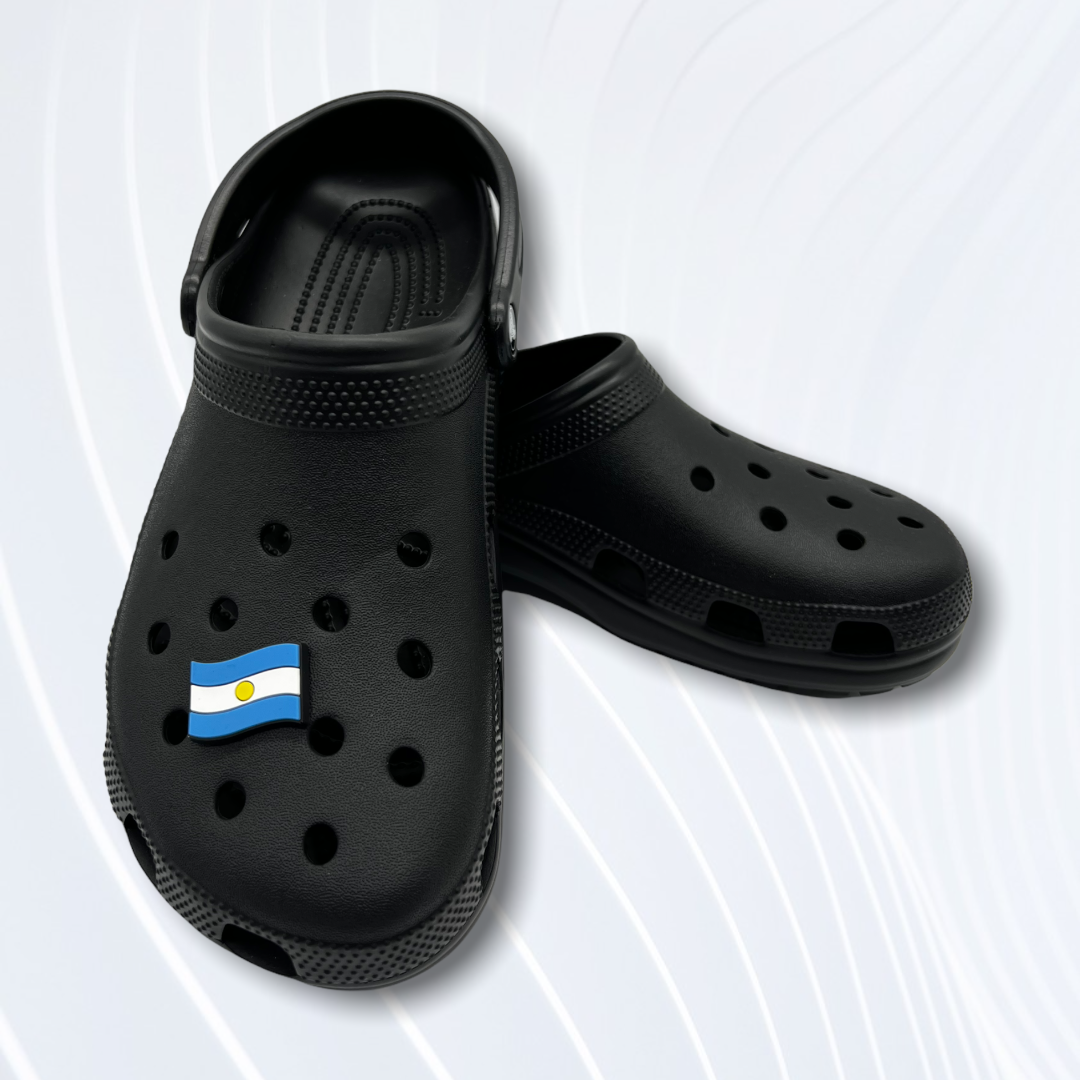 Argentina Flag Croc Charm – LatinosFactory
