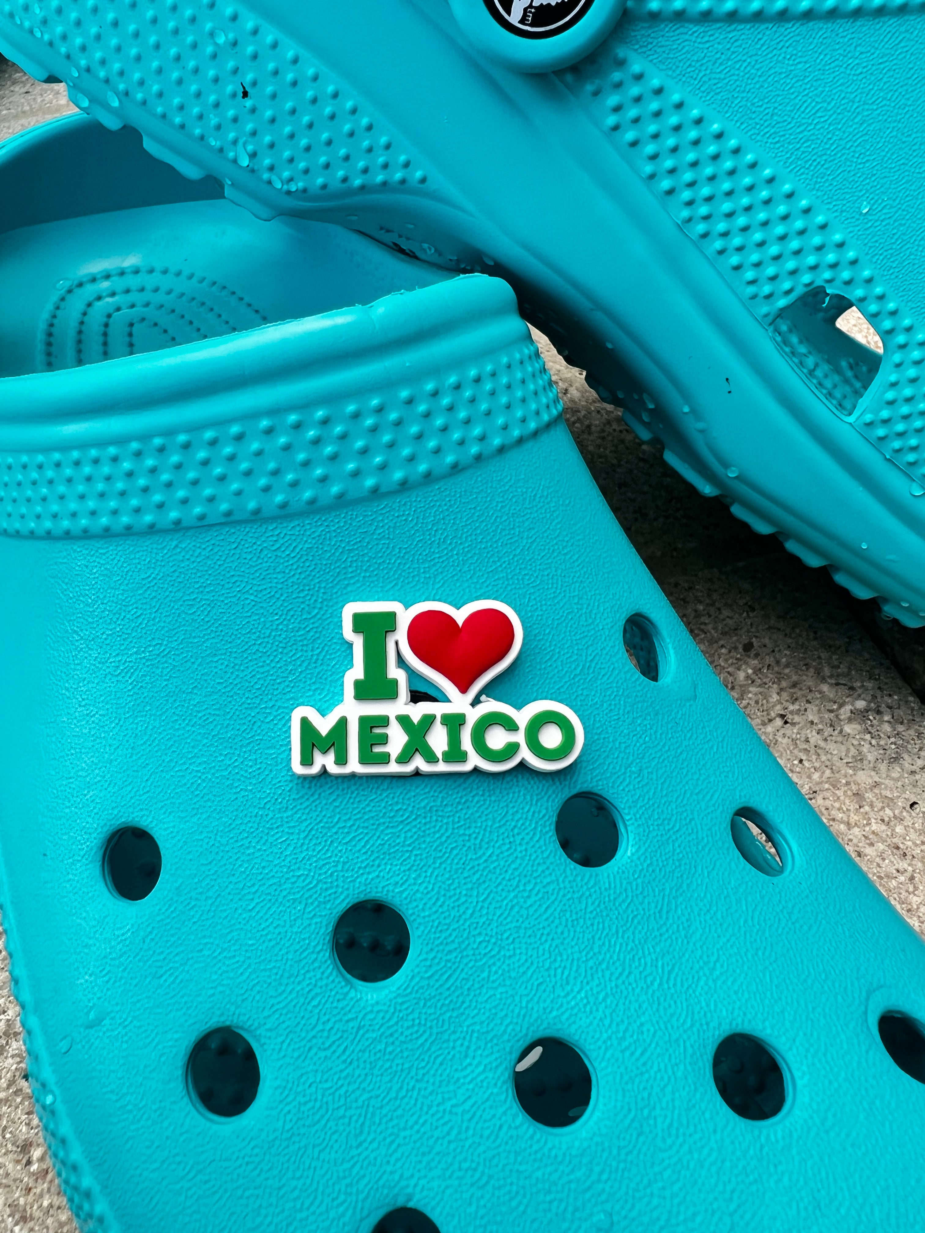 I ♥️ Mexico Croc Charm