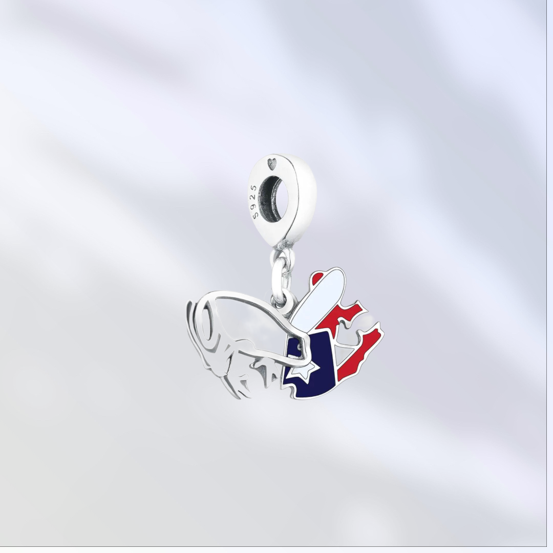 Puerto Rico Coqui 925 Sterling Silver Bracelet Charm