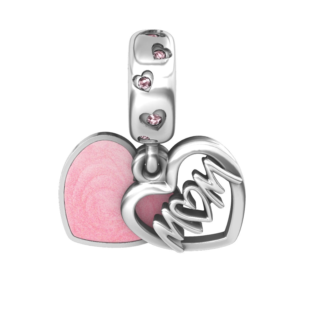 Mom 925 Sterling Silver Bracelet Charm