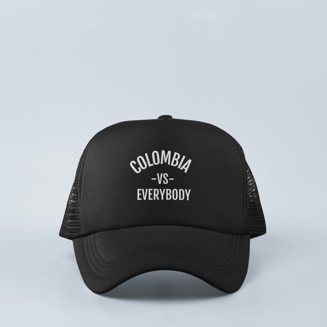 Colombia vs Everybody Foam Trucker Hat With Flag