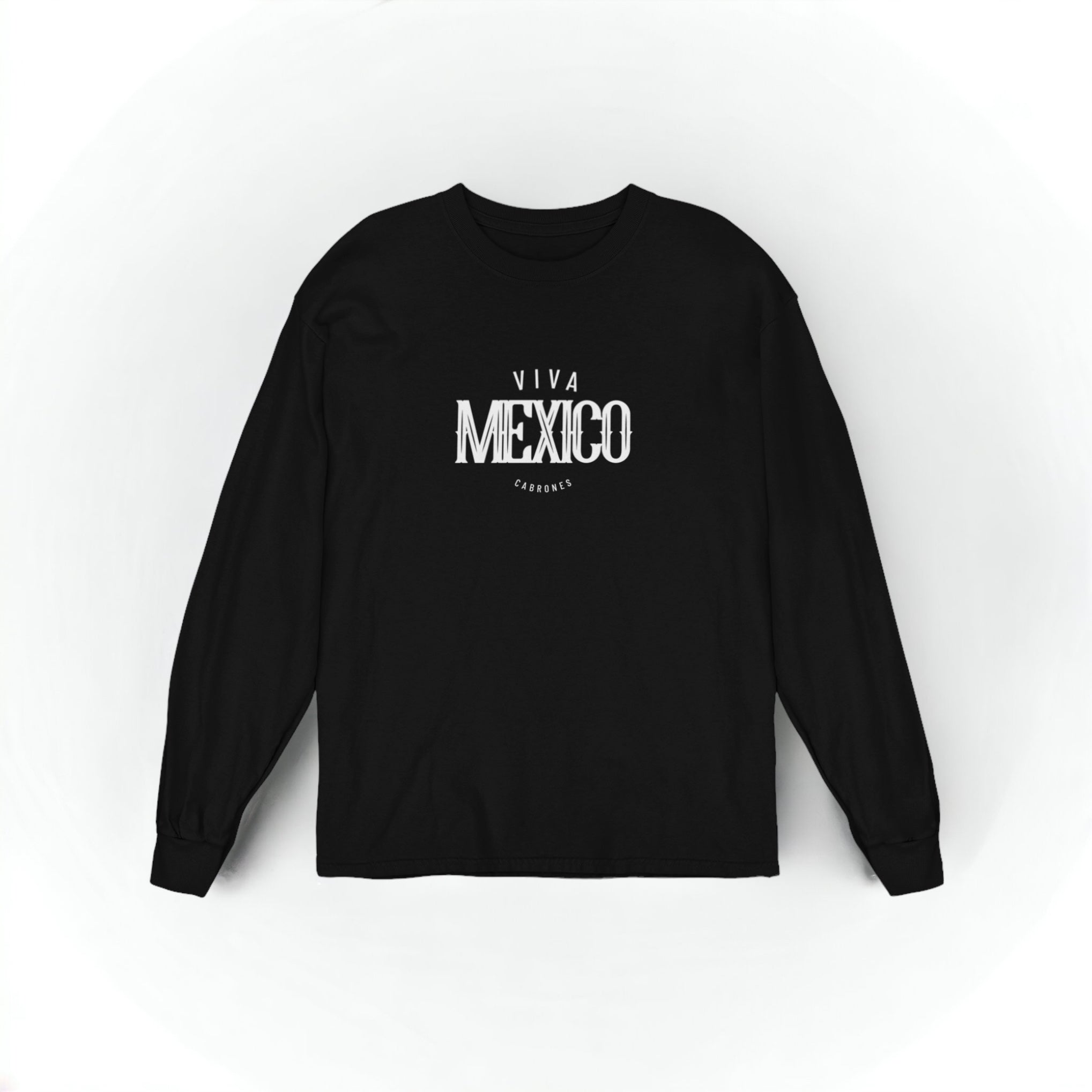 Viva Mexico Long Sleeve Black