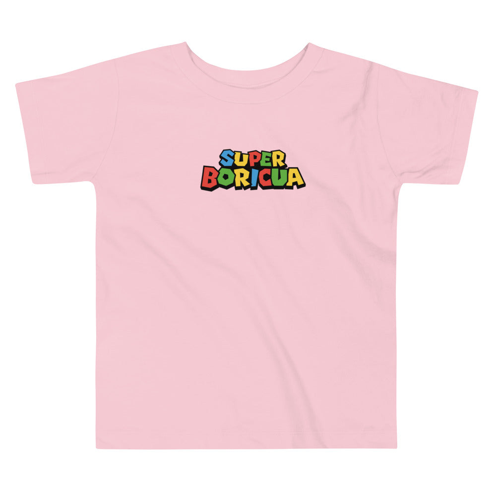 Toddler Short Sleeve Super Boricua Tee