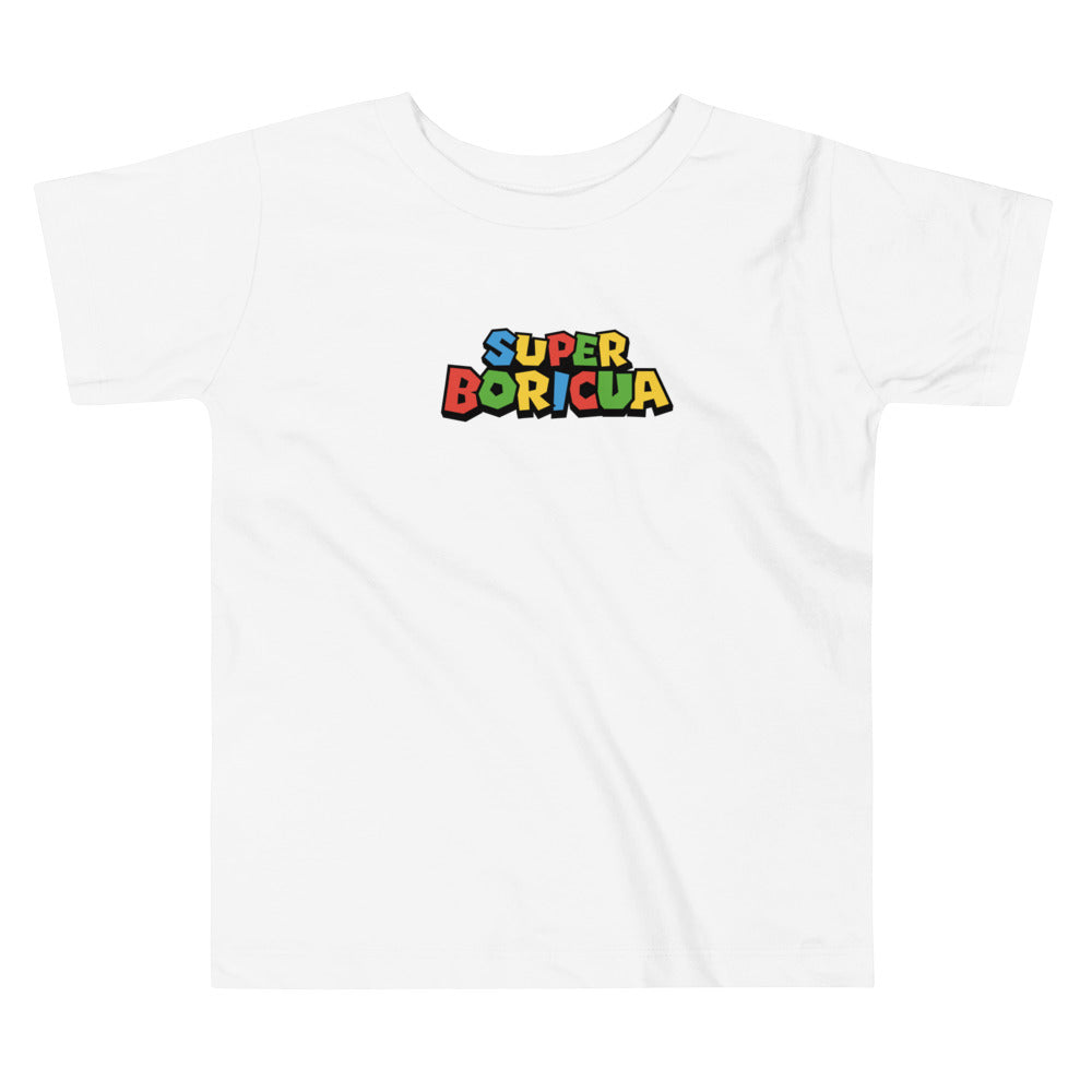 Toddler Short Sleeve Super Boricua Tee